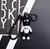 Брелок для ключів bearbrick чорно - білий, брелок для рюкзака ведмідь 1748 фото