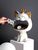 Статуетка кіт білий. Органайзер, цукерниця, фігурка для інтер'єру 0940 фото