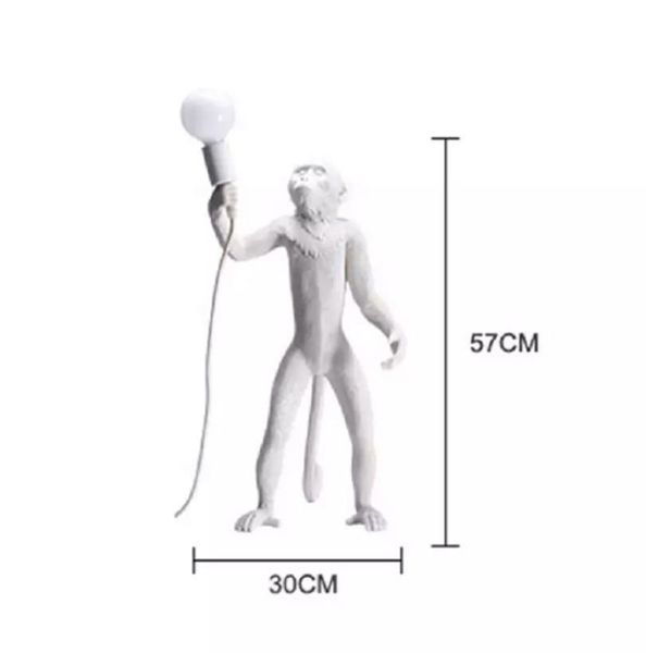 Настольный светильник обезьяна. Декоративный светильник в стиле лофт для интерьера 105 фото